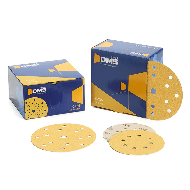 Papel de lija dorado